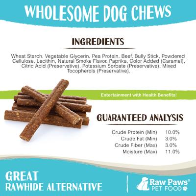 Show full view: Raw Paws 6-in Soft Bully Sticks Dog Chew, 15 count slide 4 of 7
