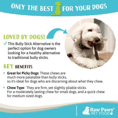 Show full view: Raw Paws 6-in Soft Bully Sticks Dog Chew, 15 count slide 6 of 7