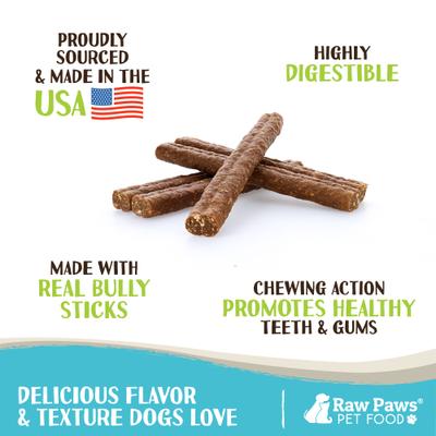 Show full view: Raw Paws 6-in Soft Bully Sticks Dog Chew, 15 count slide 3 of 7