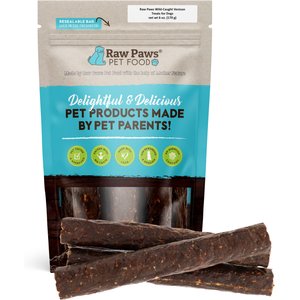 Raw Paws Wild-Caught Venison Dog Treats, 6-oz bag