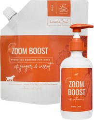 Lanana Creek Farms Zoom Boost Electrolyte Liquid Supplement & Refill for Dogs, 7.7-fl oz & 500-mL bottles