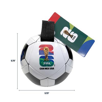 Show full view: Littlearth FIFA World Cup 2026 Tough Dog Soccer Ball Toy, 5.73-in slide 4 of 7