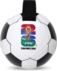 Littlearth FIFA World Cup 2026 Tough Dog Soccer Ball Toy, 5.73-in