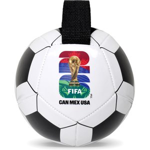 Littlearth FIFA World Cup 2026 Tough Dog Soccer Ball Toy, 5.73-in