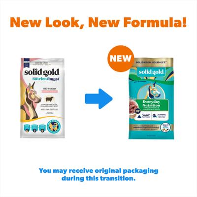 Show full view: Solid Gold Gut Health Real Lamb, Brown Rice & Pearled Barley Recipe Whole Grain Dry Dog Food, 3.75-lb bag slide 3 of 12