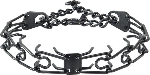 Show full view: Herm Sprenger ULTRA-PLUS Dog Prong Training Collar, Black Stainless, Short Link slide 4 of 5