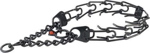 Show full view: Herm Sprenger ULTRA-PLUS Dog Prong Training Collar, Black Stainless, Short Link slide 2 of 5