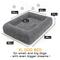 Show in main carousel: INVIROX Orthopedic Waterproof Memory Foam Couch Dog Bed with Bolster, Jumbo, Fluffy Grey slide 7 of 12