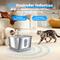 Show in main carousel: PetNF Wireless Charging Square Design 304 Stainless Steel Automatic Dog & Cat Water Dispenser, 135-oz slide 9 of 9