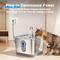 Show in main carousel: PetNF Wireless Charging Square Design 304 Stainless Steel Automatic Dog & Cat Water Dispenser, 135-oz slide 7 of 9