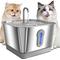 Show in main carousel: PetNF Wireless Charging Square Design 304 Stainless Steel Automatic Dog & Cat Water Dispenser, 135-oz slide 1 of 9
