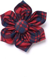 The Paws Cabin Flower Dog Collar Accessory, Red