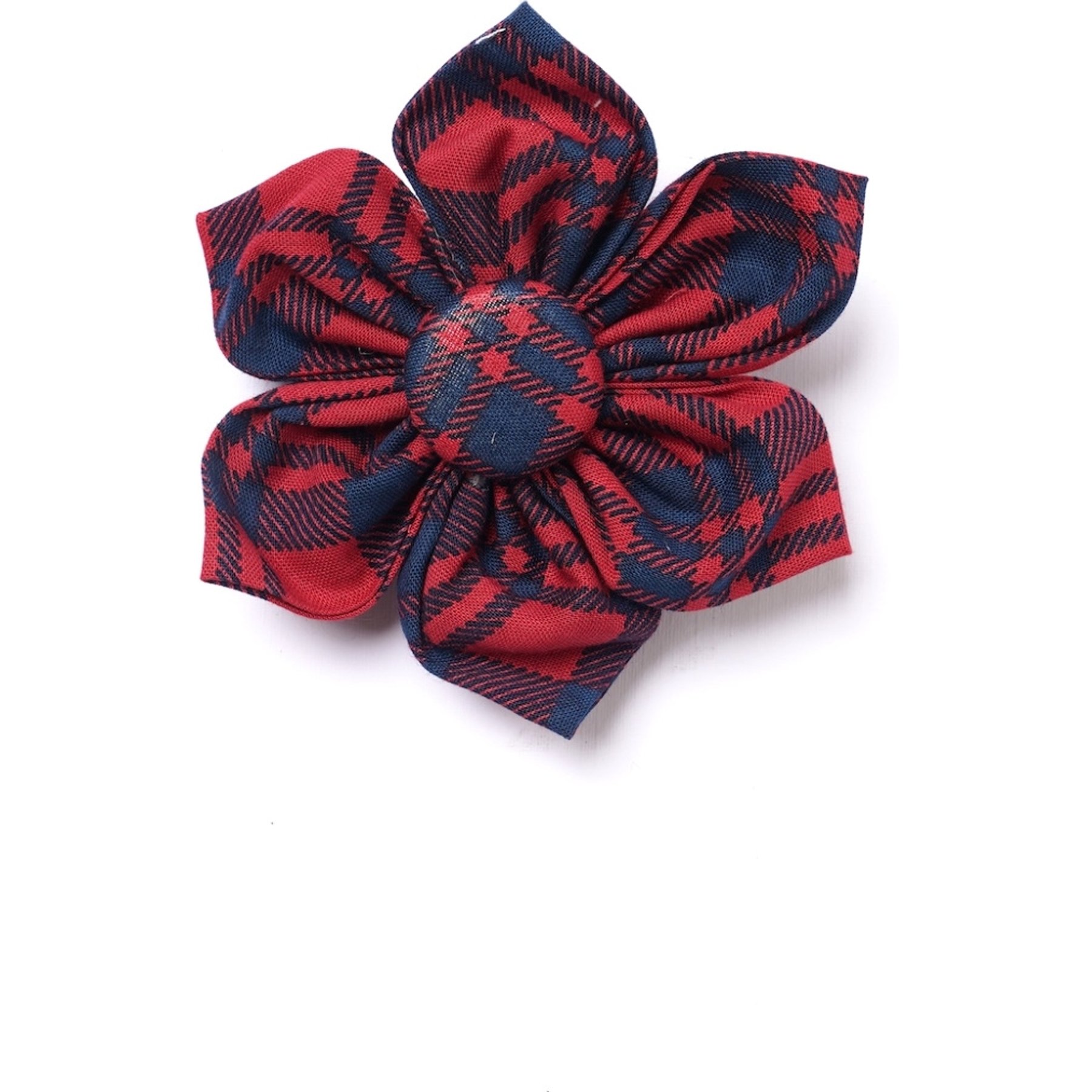 The Paws Cabin Flower Dog Collar Accessory, Red
