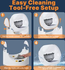 Aoruefar Open-Top Smart Self Cleaning Cat Litter Box Bundle slide 2 of 8