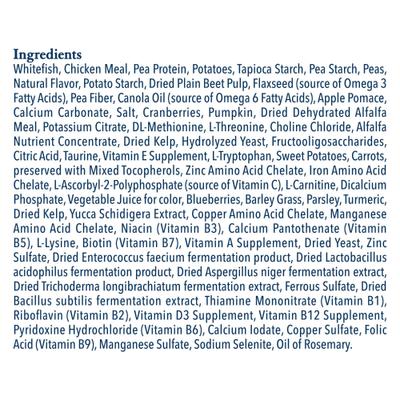 Show full view: Blue Buffalo Natural Veterinary Diet GI Gastrointestinal Support Low Fat Dry Dog Food, 6-lb bag slide 6 of 12
