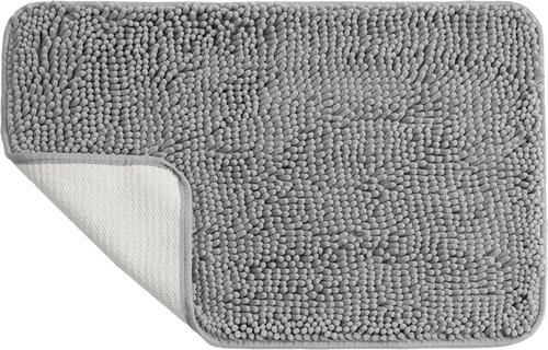 Show full view: Heeyoo Absorbent Non-Slip Washable Chenille Dog Door Mat, Grey, 32 x 20-in slide 8 of 9