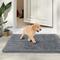 Show in main carousel: Heeyoo Absorbent Non-Slip Washable Chenille Dog Door Mat, Grey, 32 x 20-in slide 1 of 9