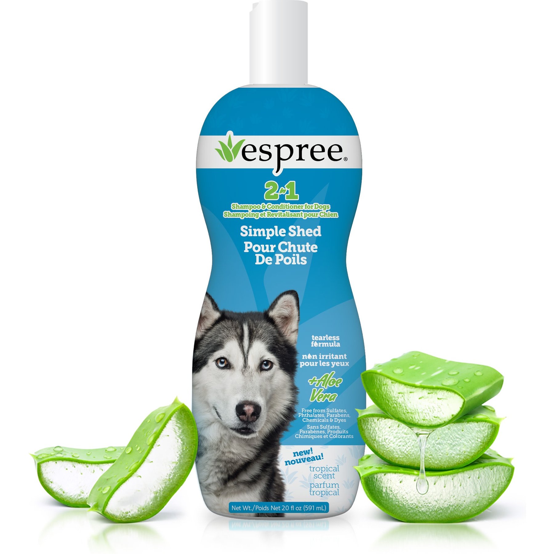 Espree Simple Shed Dog Shampoo, 20-fl oz bottle