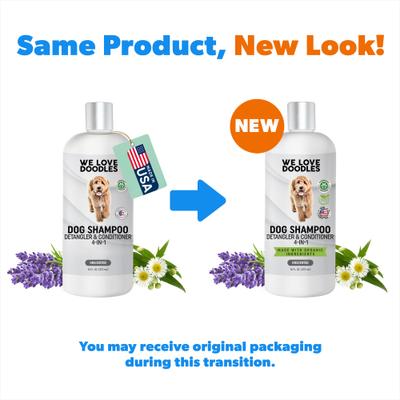 Show full view: We Love Doodles 4-in-1 Dog Shampoo, Unscented, 16-fl oz bottle slide 3 of 12