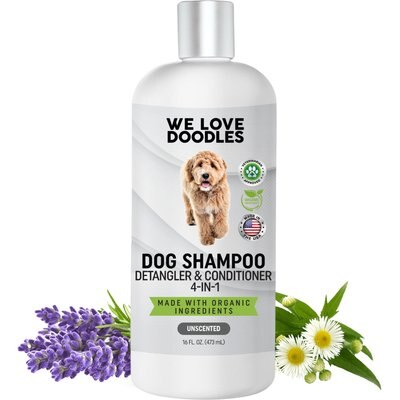 We Love Doodles We Love Doodles 4-in-1 Unscented Dog Shampoo, 16-fl oz bottle