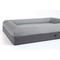 Show in main carousel: INVIROX Orthopedic Waterproof Memory Foam Couch Dog Bed with Bolster, Jumbo, Natural Grey slide 8 of 11