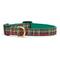 Show in main carousel: Up Country Christmas Sparkle Plaid Dog Collar, Small Narrow: 9 to 15-in neck, 5/8-in wide slide 1 of 4