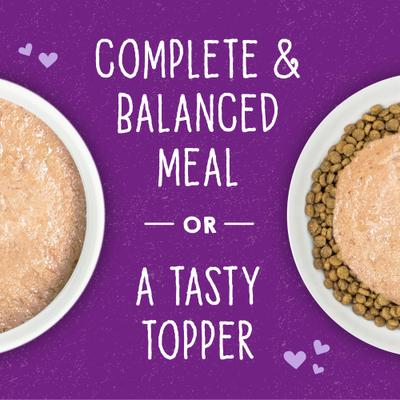 Show full view: Stella & Chewy's Purrfect Pate Salmon, Tuna & Mackerel Flavored Pate Wet Cat Food, 2.8-oz can, case of 24 slide 8 of 11