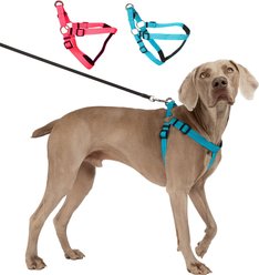 Blazin No Pull Nylon Vest Adjustable Reflective Step-In Dog Harness, Bright Blue, Large: 22.5 to 32.5-in chest