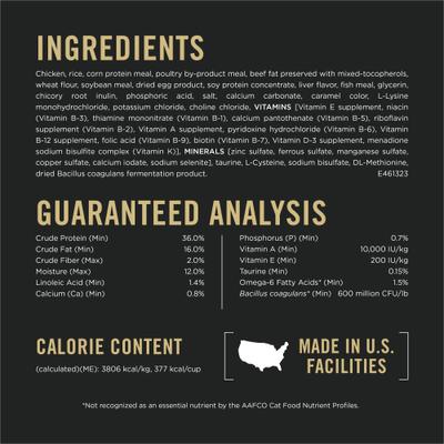 Show full view: Purina Pro Plan Adult Shredded Blend Chicken & Rice Formula Dry Cat Food, 14-lb bag slide 7 of 13