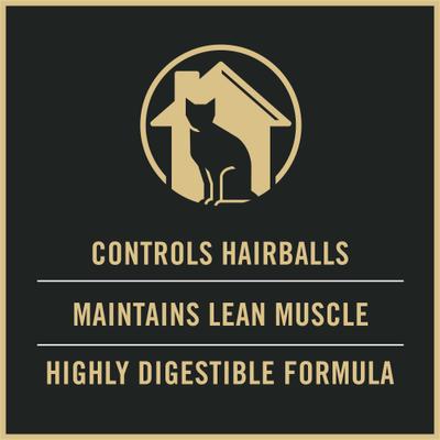 Show full view: Purina Pro Plan Adult Indoor Hairball Management Turkey & Rice Formula Dry Cat Food, 16-lb bag slide 7 of 13