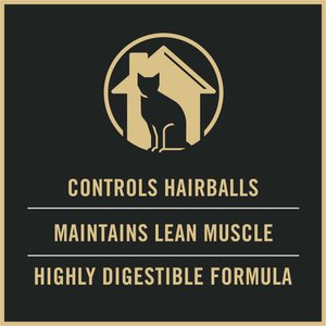 Purina Pro Plan Adult Indoor Hairball Management Salmon & Rice Formula Dry Cat Food, 7-lb bag