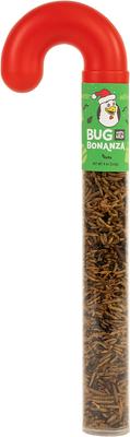 Show full view: Happy Hen Treats Bug Bonanza Candy Cane Mealworms Chicken Treats, 4-oz tube slide 2 of 2