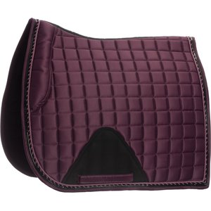 Equinavia Copenhagen Stay Put Dressage Horse Saddle Pad, Plum Wine, Horse