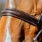 Show in main carousel: Equinavia Valkyrie Classic Wide Noseband Hunter Horse Bridle with Reins, Chocolate Brown, Cob slide 2 of 6