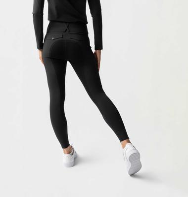 Show full view: Horze Leonie Womens Full Seat Leather Breeches, Black, 22 slide 2 of 8