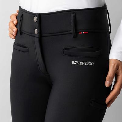 Show full view: B Vertigo Tiffany II Womens Thermo Full Seat Breeches, Black Beauty, 20 slide 6 of 6