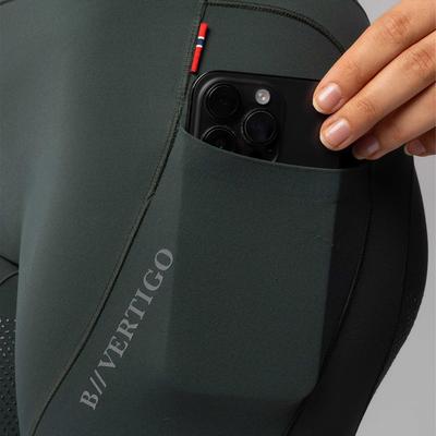 Show full view: B Vertigo Leonora Womens Seamless Winter Full Seat Tights, Scarab Green, 32 slide 4 of 5