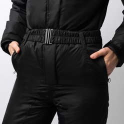 Horze Annica Womens Waterproof Padded Riding Full Grip Overall, Caviar Black, 6 slide 2 of 9