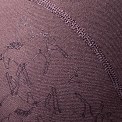 Show full view: Horze Dea Kids Winter Thermo Full Seat Tights, Flint Purple, Large/X-Large slide 2 of 3