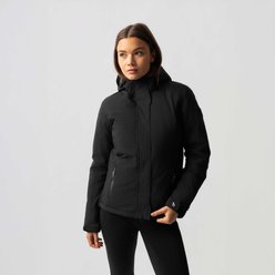 Horze Camila Womens Waterproof Softshell Jacket, Black, 4
