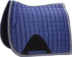 Equinavia Copenhagen Stay Put Dressage Horse Saddle Pad, Skipper Blue, Horse