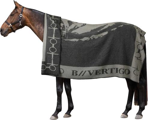 Show full view: B Vertigo Fusion Throw Blanket, Black Beauty slide 2 of 6
