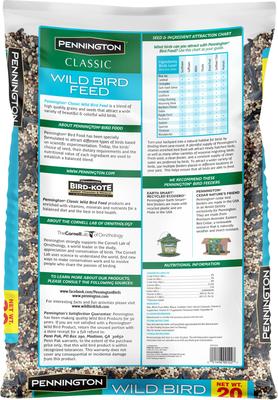 Show full view: Pennington Classic Wild Bird Food, 20-lb bag slide 2 of 11