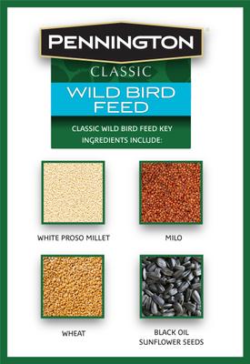 Show full view: Pennington Classic Wild Bird Food, 20-lb bag slide 4 of 11