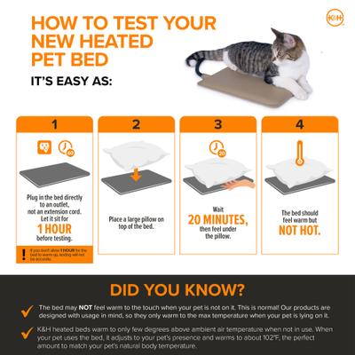 Show full view: K&H Pet Products Thermo Mod Cat Shelter Weatherproof Outdoor Heated Cat House, Gray slide 7 of 11