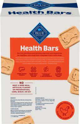 Show full view: Blue Buffalo Health Bars Baked with Bacon, Egg & Cheese Dog Treats, 3.5-lb box slide 3 of 12