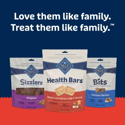Show full view: Blue Buffalo Health Bars Natural Crunchy Variety Pack Dog Treats Biscuits, 16-oz bag, 3 count slide 9 of 12