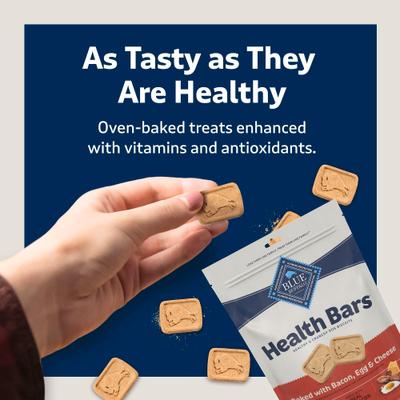 Show full view: Blue Buffalo Health Bars Natural Crunchy Variety Pack Dog Treats Biscuits, 16-oz bag, 3 count slide 8 of 12