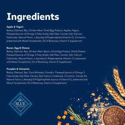 Show full view: Blue Buffalo Health Bars Natural Crunchy Variety Pack Dog Treats Biscuits, 16-oz bag, 3 count slide 6 of 12