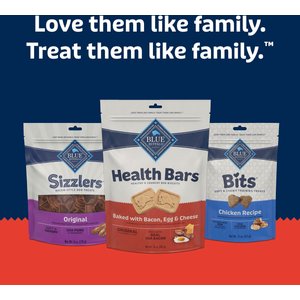 Blue Buffalo Health Bars Baked with Bacon, Egg & Cheese Dog Treats, 16-oz bag